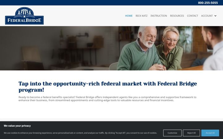 Screenshot of federal-bridge.com