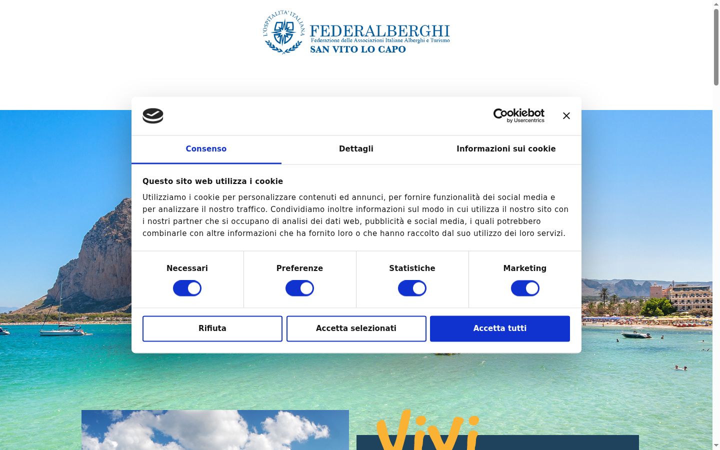 Screenshot tal-banner tal-kunsens muri qabel kwalunkwe interazzjoni