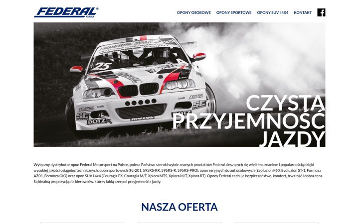 Screenshot of federaltire.pl