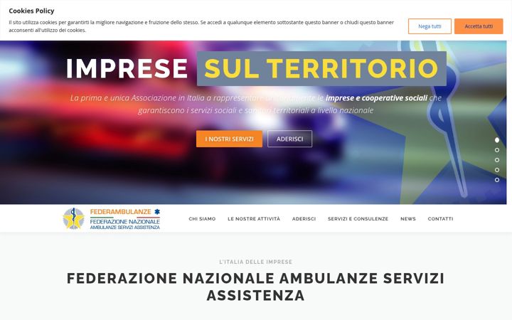 Screenshot van federambulanze.it