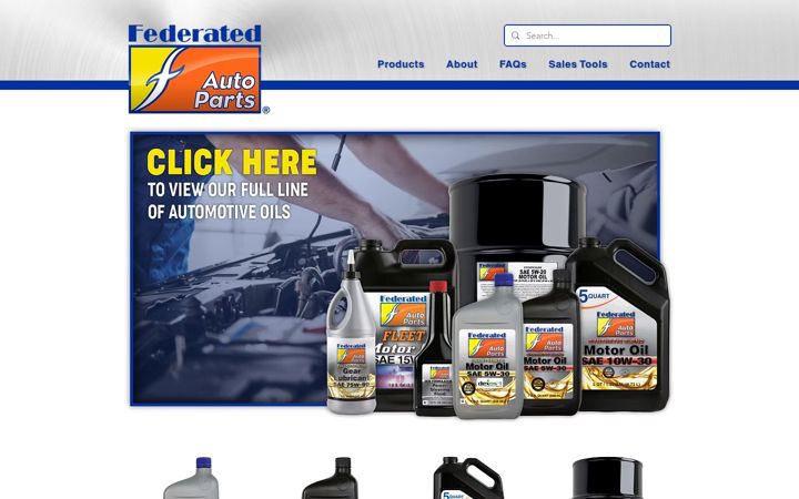 Screenshot of federatedoils.com
