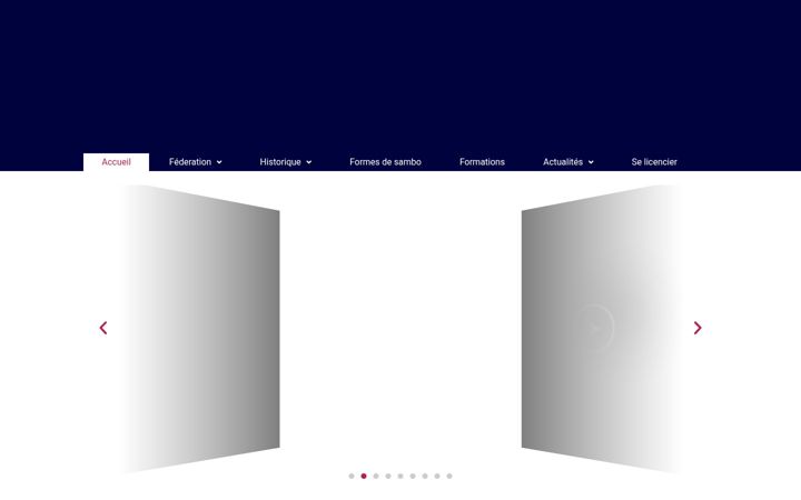 Screenshot of federation-de-sambo.fr