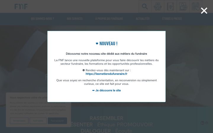 Screenshot of federation-fnf.fr