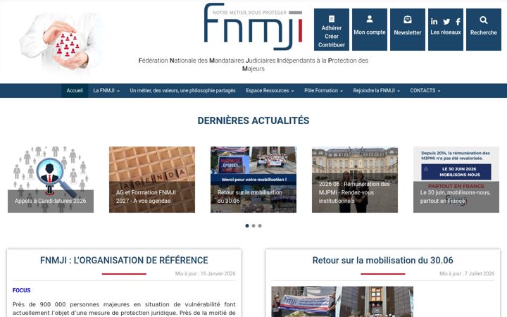 Screenshot of federation-nationale-mjpm.fr