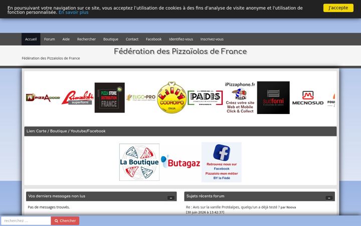 Screenshot of federation-pizzaiolos-france.fr