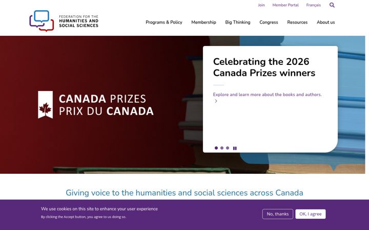 Screenshot of federationhss.ca