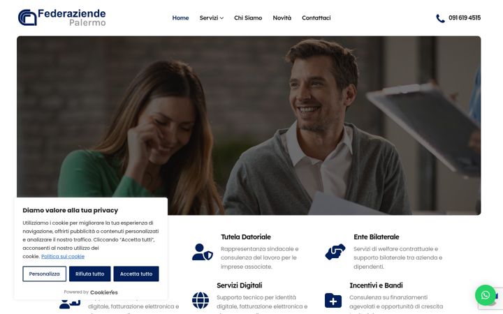 Screenshot van federaziendepalermo.it