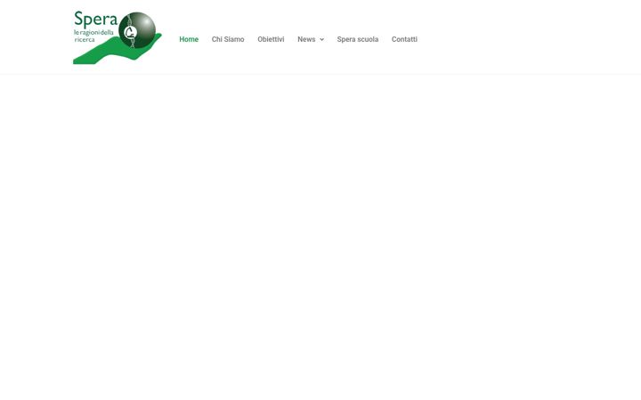 Screenshot of federazionespera.eu