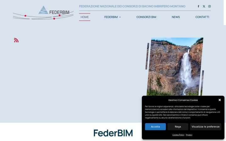 Screenshot of federbim.it