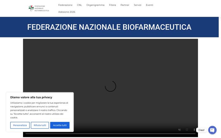 Screenshot of federbiofarma.it