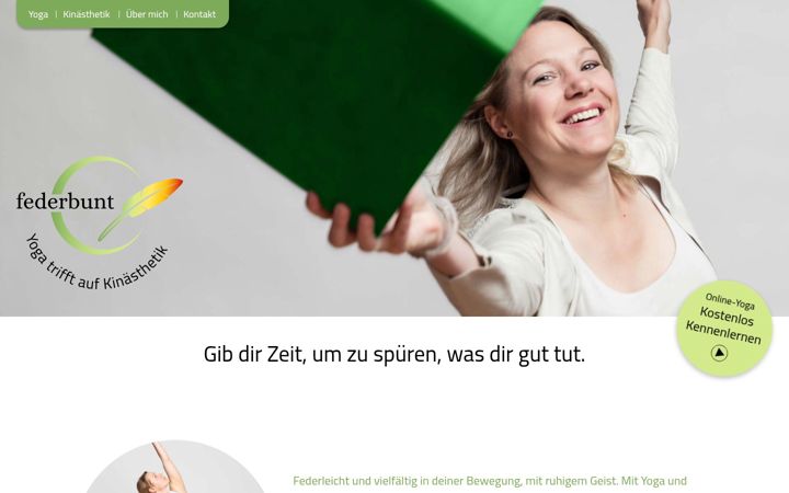 Screenshot of federbunt.ch