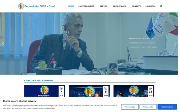 Skjámynd af federdistat.it