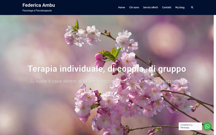 Posnetek zaslona federica-ambu.it