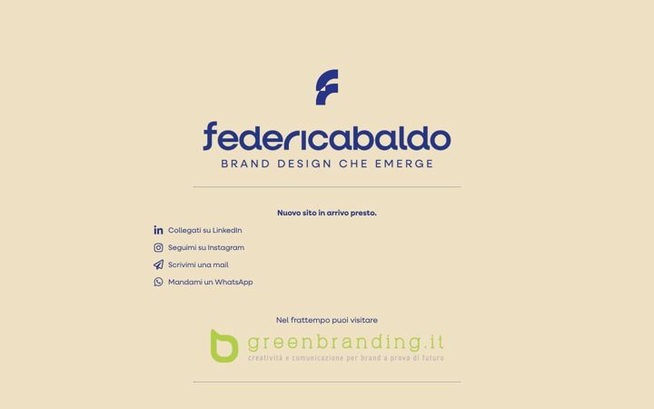 Posnetek zaslona federicabaldo.it