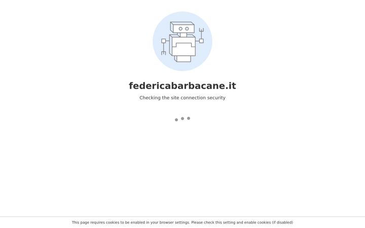 Posnetek zaslona federicabarbacane.it