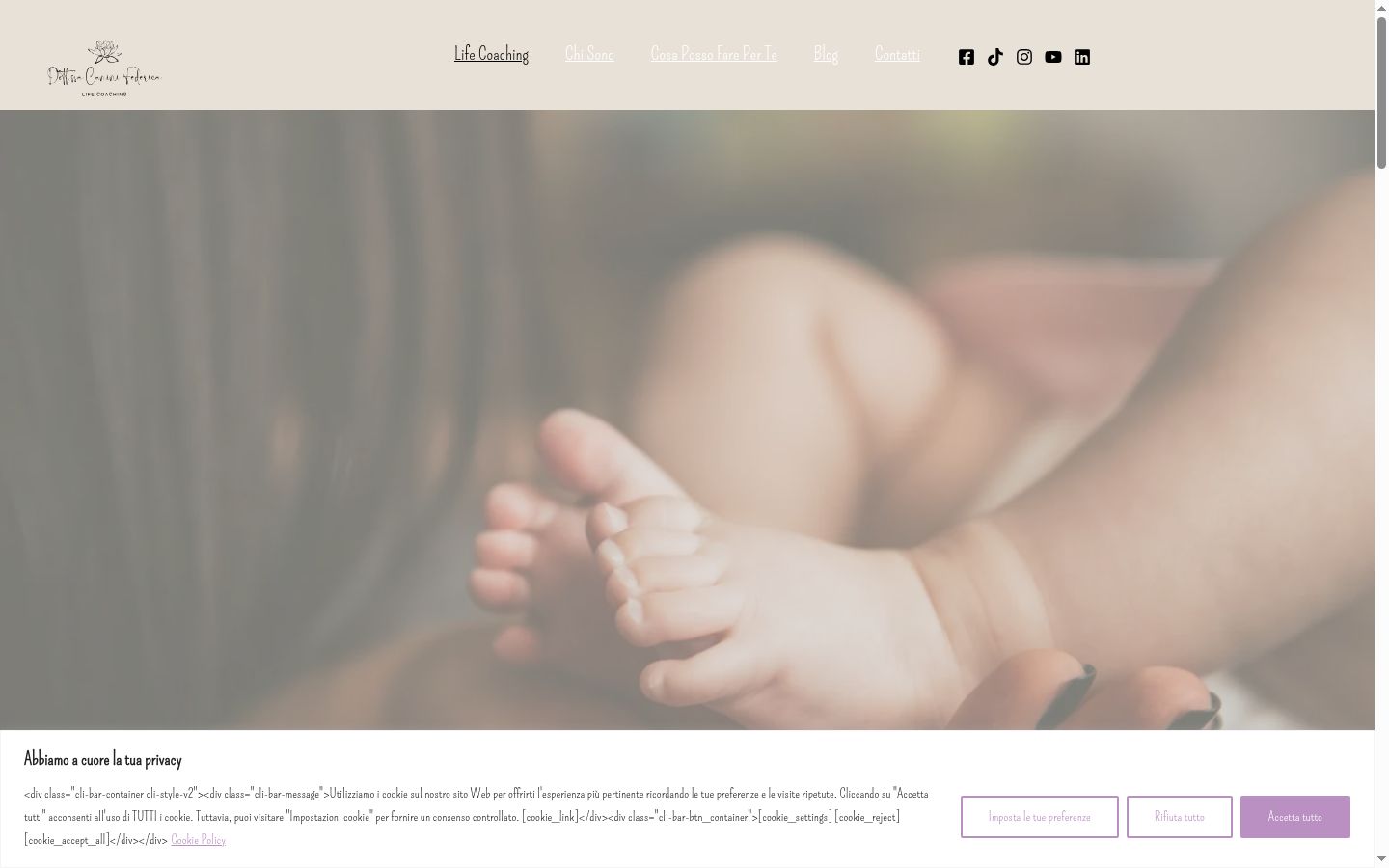 Captura de ecrã do banner de consentimento apresentado antes de qualquer interação