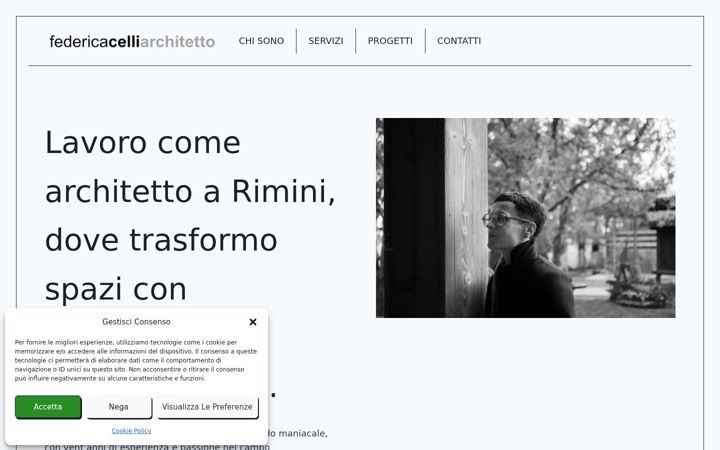 Skjámynd af federicacelli.it