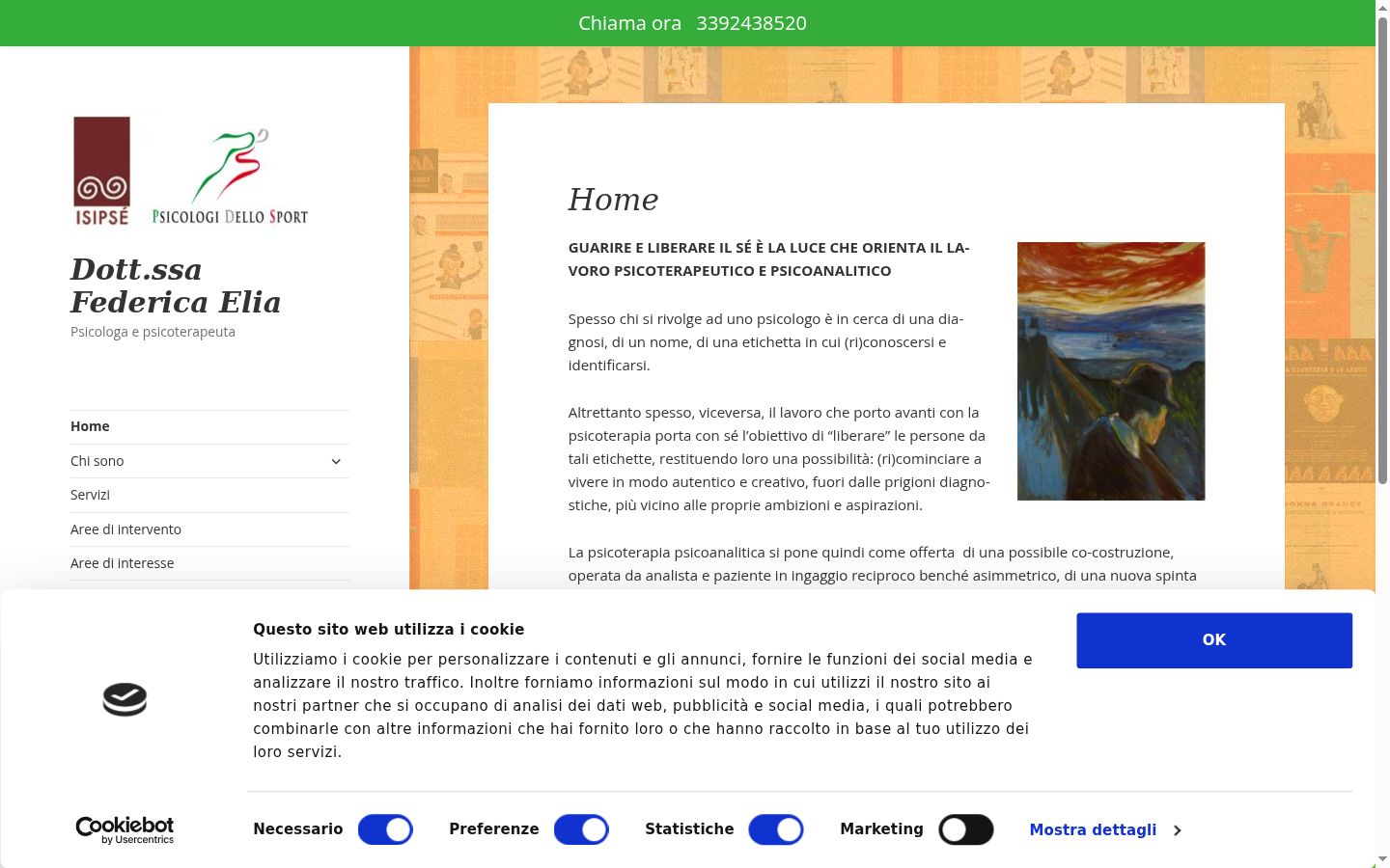 Screenshot tal-banner tal-kunsens muri qabel kwalunkwe interazzjoni