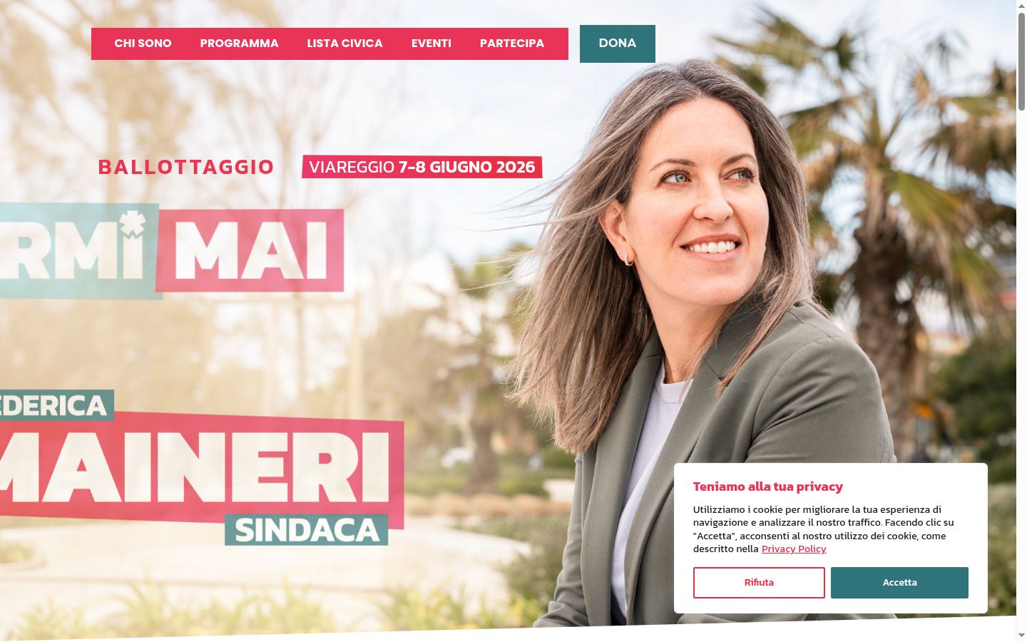 Screenshot des Einwilligungsbanners vor jeglicher Interaktion