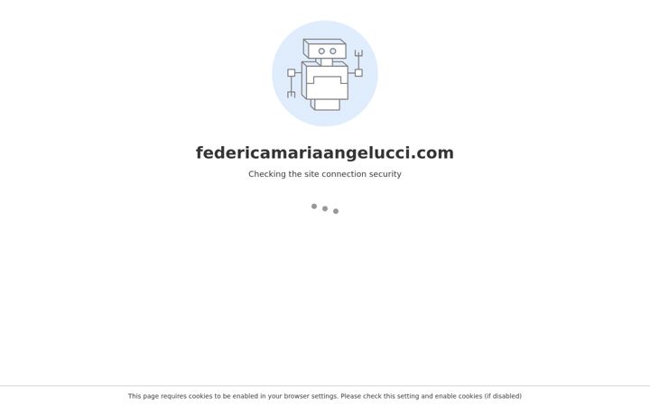 Screenshot of federicamariaangelucci.com
