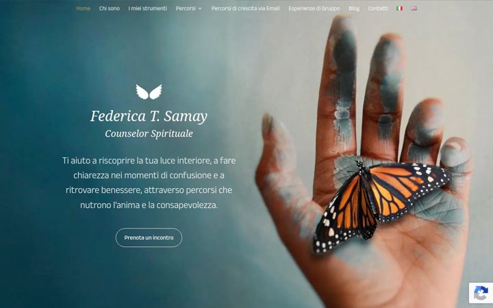 Screenshot of federicasamay.it