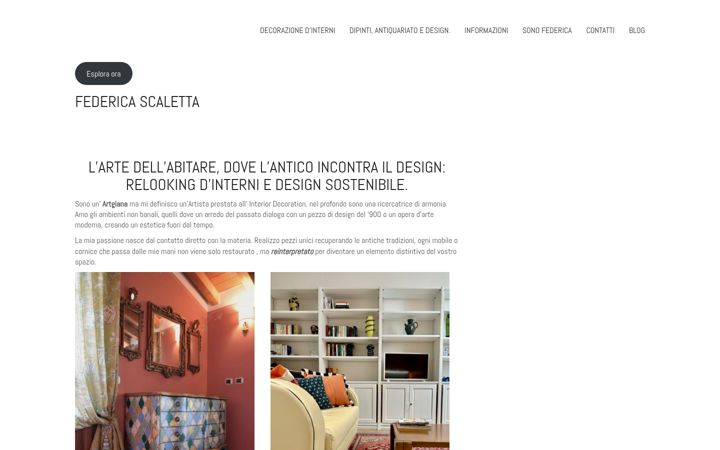 Screenshot of federicascaletta.it