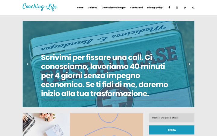 Screenshot of federicasolazzo.it