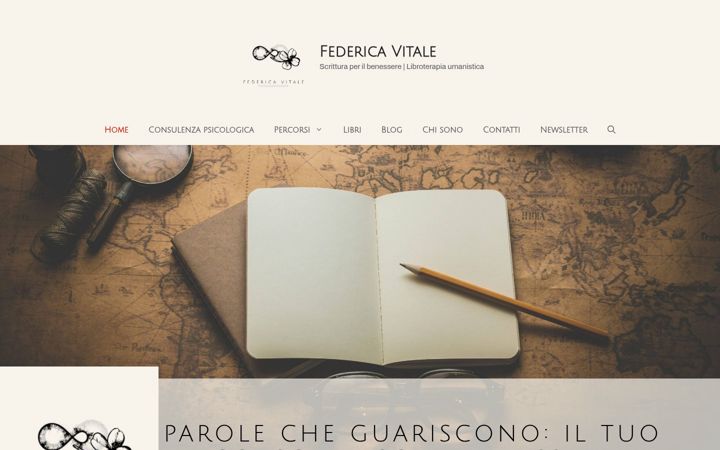 Screenshot of federicavitale.com