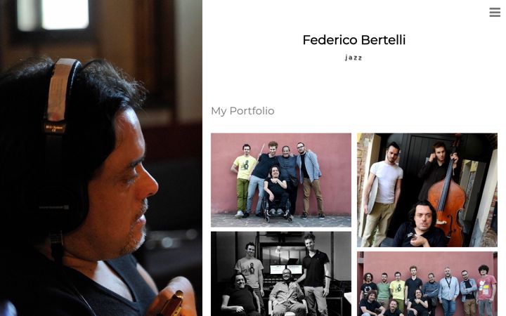 Screenshot of federicobertelli.com