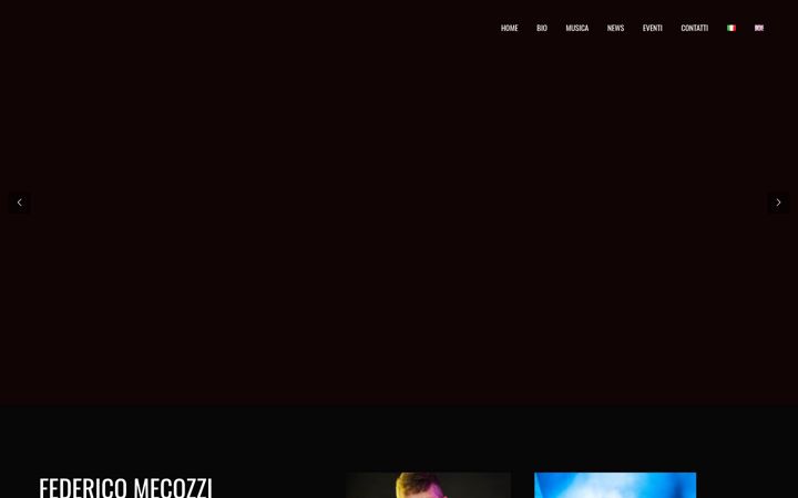 Screenshot of federicomecozzi.com