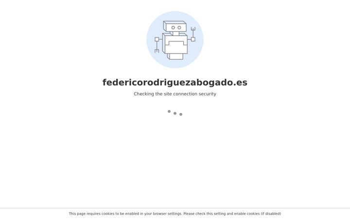 Screenshot of federicorodriguezabogado.es
