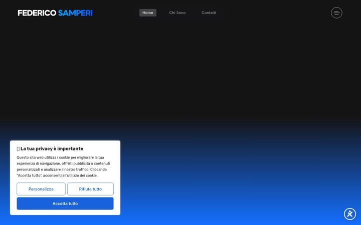 Screenshot of federicosamperi.com