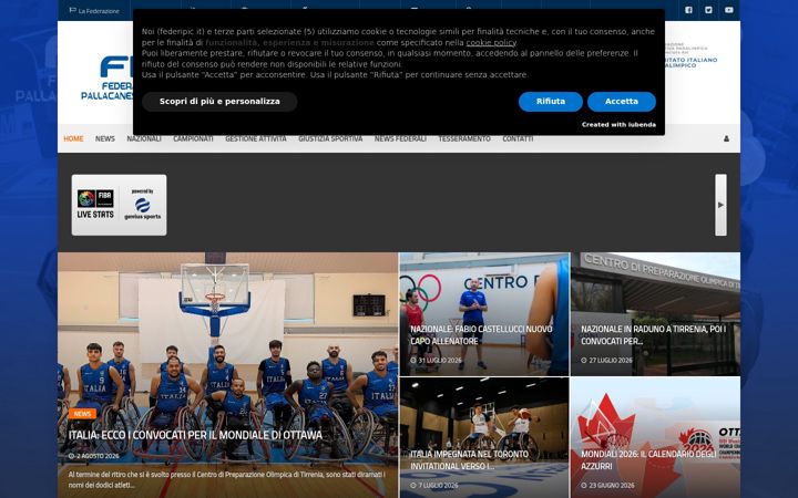 Screenshot of federipic.it