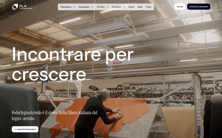 Screenshot of federlegno.org