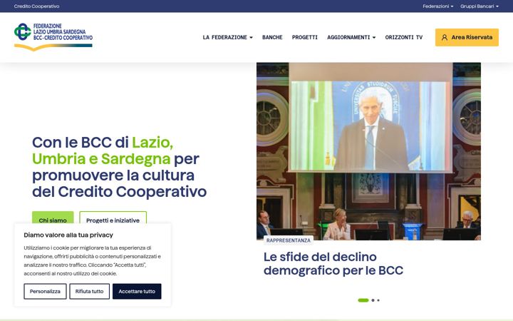Screenshot of federlus.it