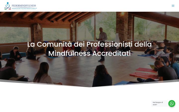 Skjámynd af federmindfulness.it