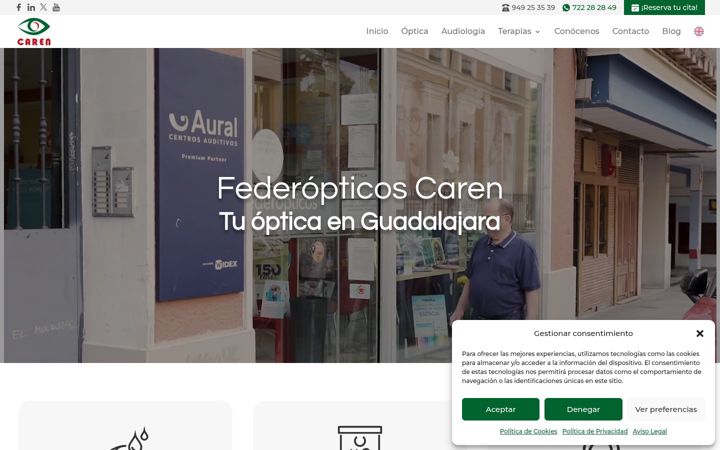 Screenshot of federopticoscaren.com