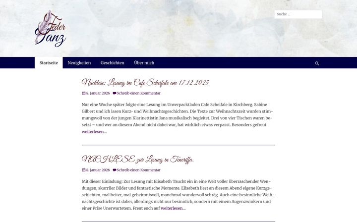 Screenshot of federtanz.de