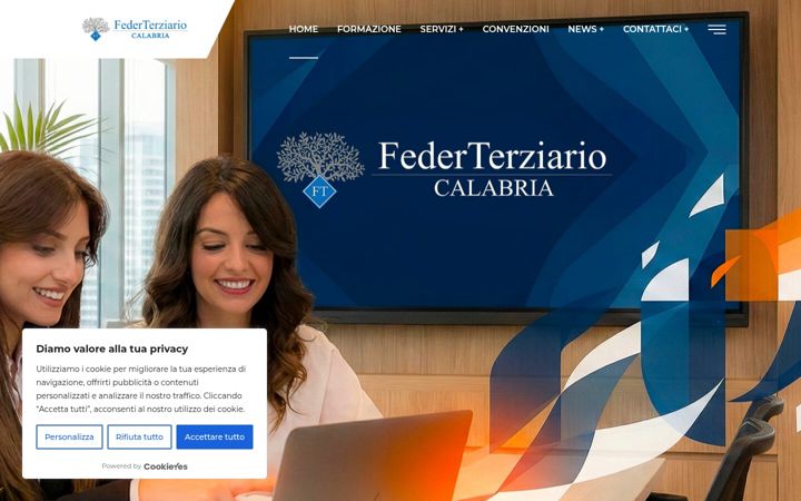 Skjámynd af federterziariocalabria.it