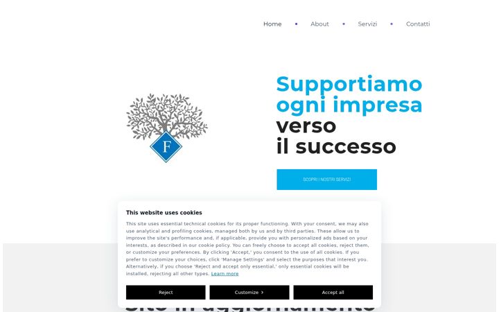 Screenshot of federterziariosiena.it