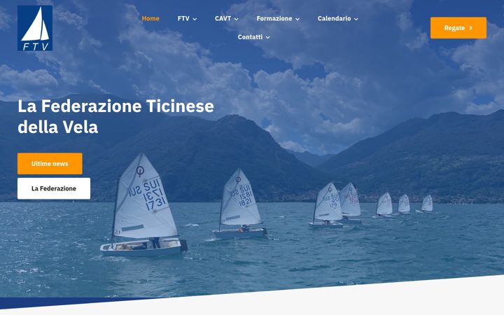 Screenshot of federvela.ch