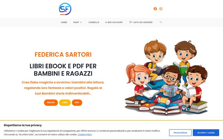 Screenshot of fedesartoribook.com