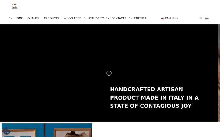 Screenshot of fedethestarshaper.com
