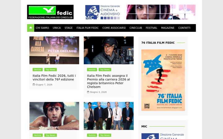 Screenshot of fedic.it