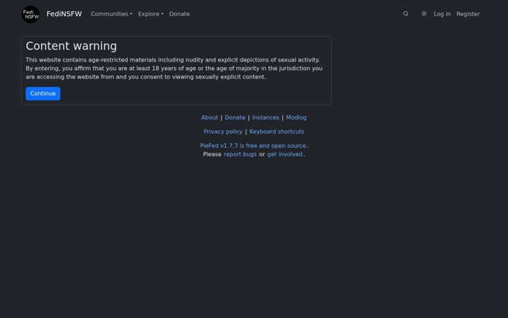 Screenshot of fedinsfw.app