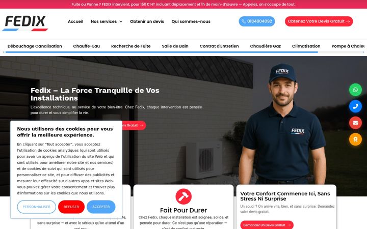 Screenshot of fedix.fr