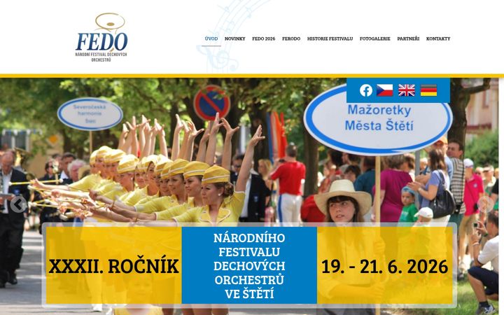 Screenshot of fedo.cz