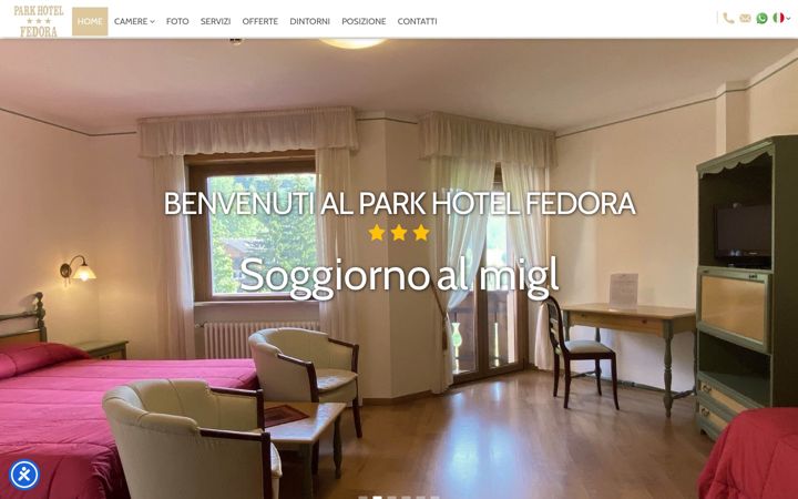 Screenshot of fedorahp.com