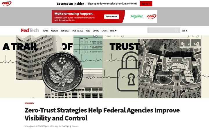 Screenshot of fedtechmagazine.com