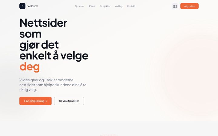 Screenshot of fedutvikler.com
